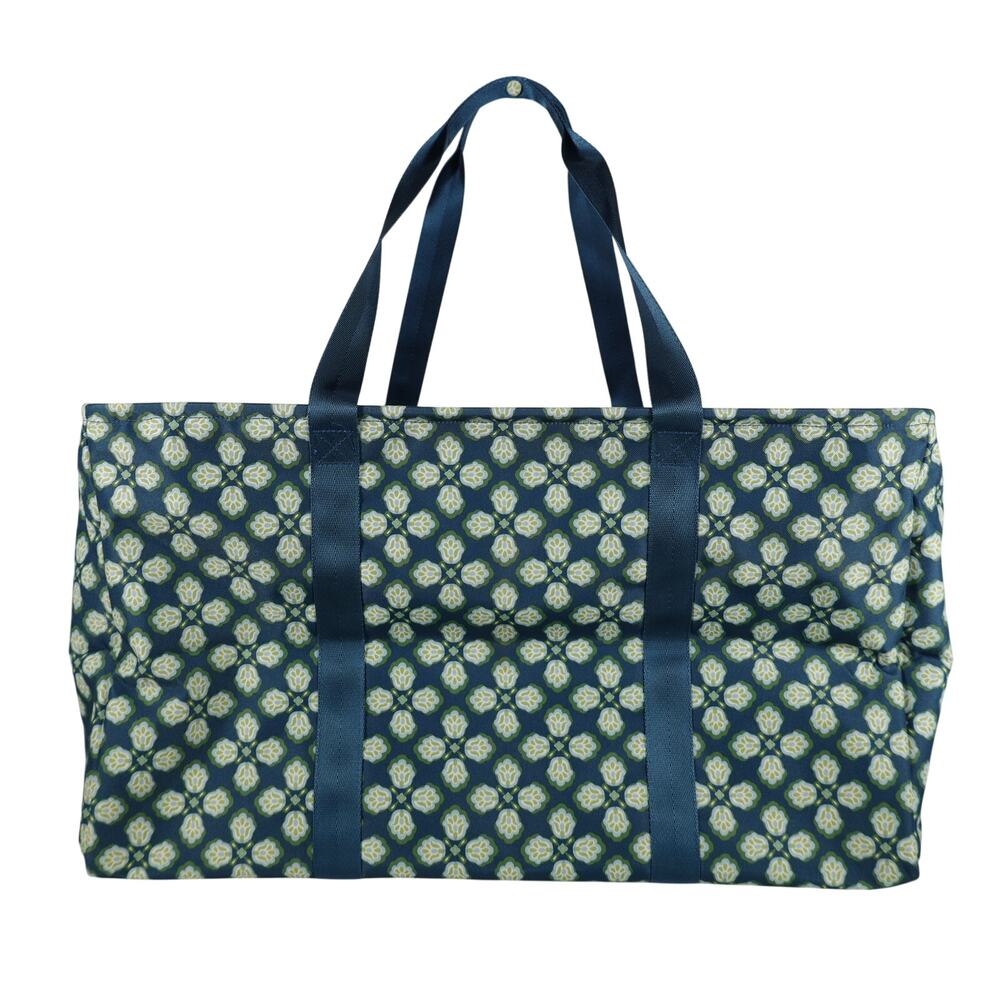 Vera Bradley Large Collapsible Storage Car Tote - Butter Cookie Medallion - NWT - Picture 2 of 6
